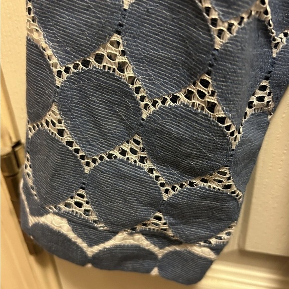 GODDIVA of London Blue and White Button-Up Dress Sz 8 NWT!! - Picture 6 of 16